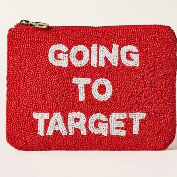 Kate Spade “Going to Target” Red Beaded Clutch | Limited Edition | Brand New - Picture 6 of 10